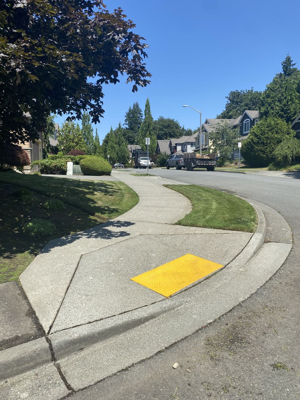 Sidewalk Pressure Wash — pressure washing job in Idylwood, Redmond & the Eastside, by AJ Wash & Landscape