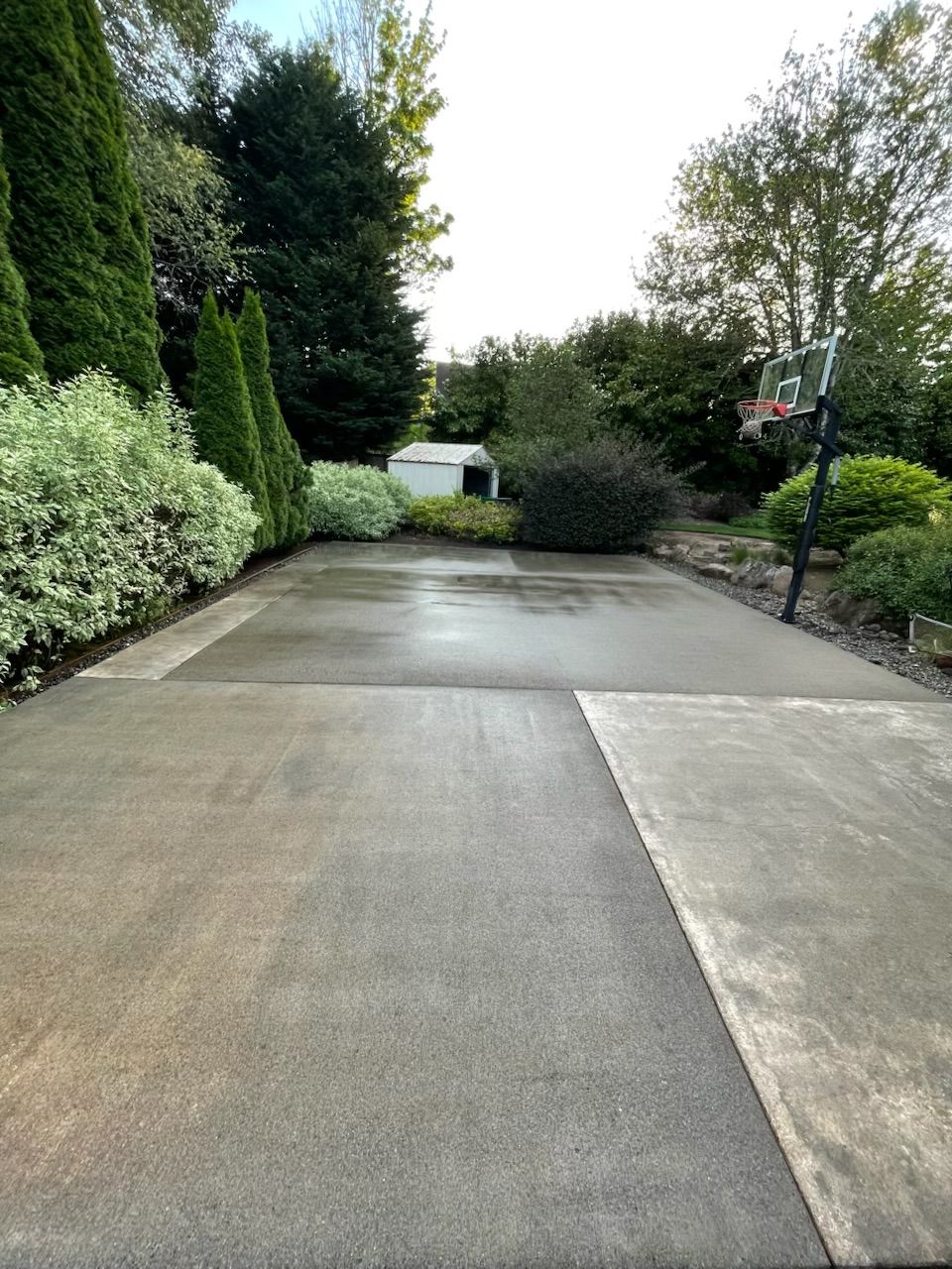 Sport Court Cleaning — pressure washing job in Redmond, WA, Redmond & the Eastside, by AJ Wash & Landscape